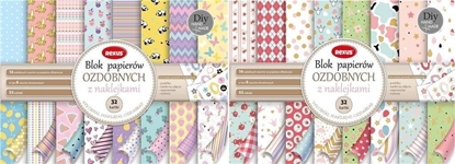 Attēls no Beniamin Blok papierów ozdobnych A4/32K do scrapbookingu