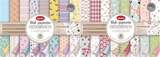 Picture of Beniamin Blok papierów ozdobnych A4/32K do scrapbookingu