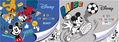 Attēls no Beniamin Blok rysunkowy A4/20K biay Mickey Mouse