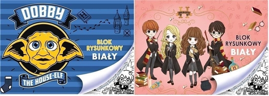 Picture of Beniamin Blok rysunkowy biay A4/20K Harry Potter