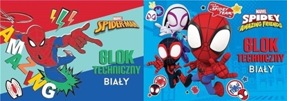 Picture of Beniamin Blok techniczny A4/10K biay Spider Man