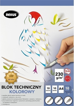 Picture of Beniamin Blok techniczny A4/10K kolorowy Premium