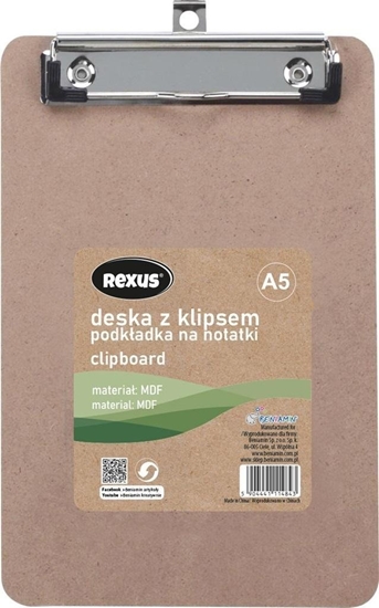 Picture of Beniamin Deska z klipem A5