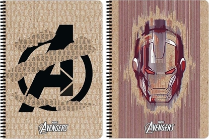 Picture of Beniamin Koozeszyt A4/80K kratka Avengers Kraft