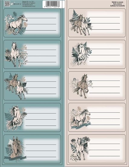 Picture of Beniamin Naklejki na zeszyty Nice&Pretty