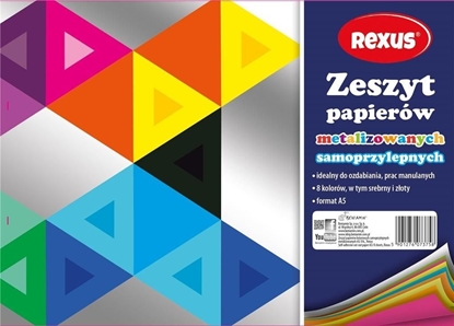 Attēls no Beniamin Wycinanka samoprzylepna metalizowana A5/8K (10szt)