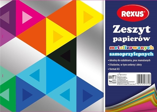 Picture of Beniamin Wycinanka samoprzylepna metalizowana A5/8K (10szt)