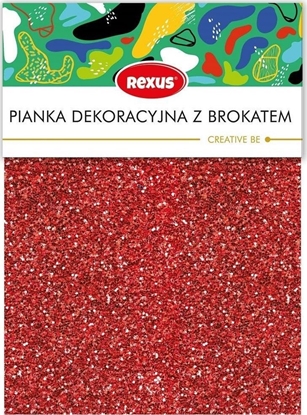 Attēls no Beniamin Zestaw pianka dekoracyjna brokat A4 5 kolorów