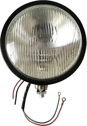 Attēls no Berger & Schröter 50135 Forlygter Glødepære, Halogen H4 foran (L x B x H) 160 x 145 x 120 mm Sort