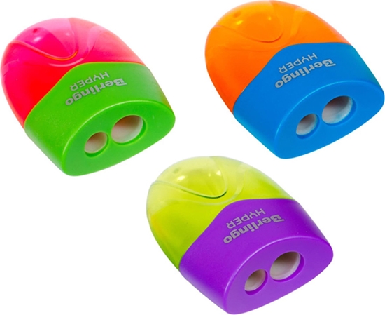 Picture of Berlingo Berlingo, temperówka dwu-otworowa Hyper, color, 12szt