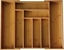 Изображение BERRETTI Wkad do szuflady organizer na sztuce bambus regulowany 31-52cm