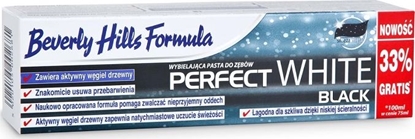 Attēls no Beverly Hills Formula Pasta do zbów Perfekt White Black 75+25ml