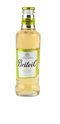 Picture of Bezalkoholisks dzēriens BRITVIC Ginger ale, stiklā, 0.2l