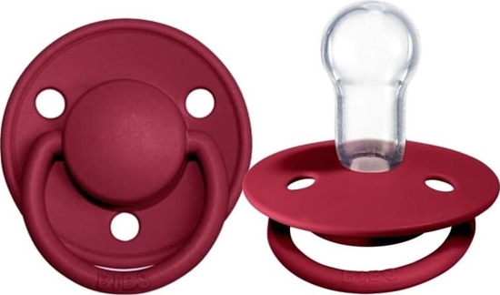Picture of Bibs Bibs De Lux Smoczek uspokajajcy silikonowy Ruby 0-36 m Bibs