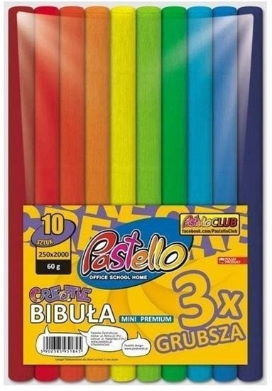 Изображение Bibua mini premium 25x200cm 10 kolorów