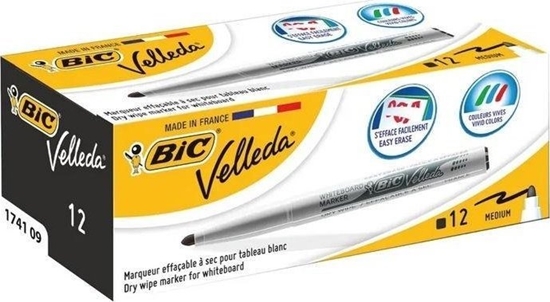 Picture of Bic Marker suchocieralny Velleda 1741 czarny (12szt)