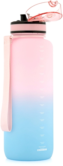 Picture of Bidon sportowy Meteor 1500 ml róowy/niebieski