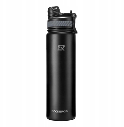 Attēls no Bidon termiczny Rockbros 35210029002 rowerowy na napoje 650 ml - czarny