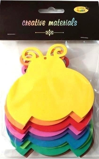 Picture of Biedronki z pianki 10,5x9cm 9szt