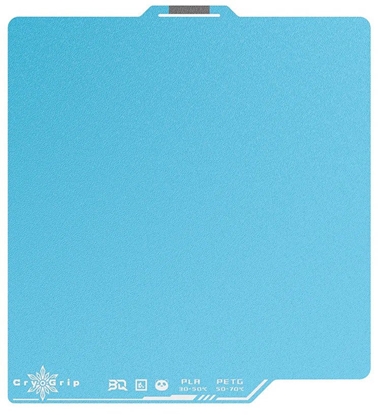Изображение BIQU Panda Buildplate CryoGrip Pro Frostbite - dwustronna magnetyczna nakadka - do drukarek BambuLab X1,P1 i A1 - 257x257mm}