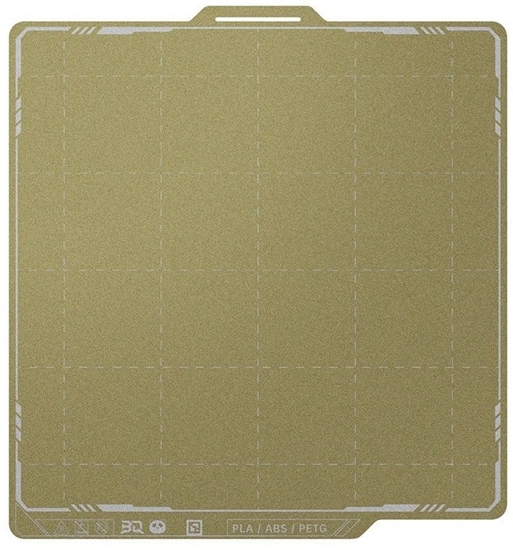 Picture of BIQU Panda Dual Textured PEI - dwustronna magnetyczna nakadka - do drukarek Bambu Lab P1, X1 i A1 - 257x257mm}