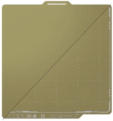 Attēls no BIQU Panda Textured PEI x Smooth PEI - dwustronna magnetyczna nakadka - do drukarek Bambu Lab P1, X1 i A1 - 257x257mm}