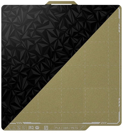 Picture of BIQU Panda Textured PEI x Smooth PEO - dwustronna magnetyczna nakadka - do drukarek Bambu Lab P1, X1 i A1 - 257x257mm}