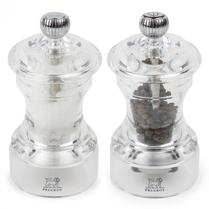 Attēls no BISTRO Zestaw mynków do soli i pieprzu 10 cm akry Peugeot