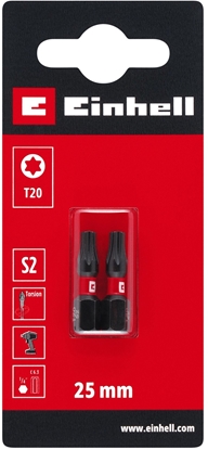 Attēls no BITY PODWÓJNIE SKRTNE T20 S2 25MM 2 SZT.