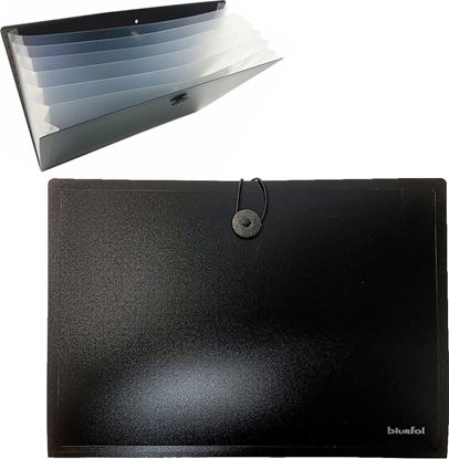 Attēls no Biurfol Teczka A4 organizer PP harmonijkowa 7 przegródek