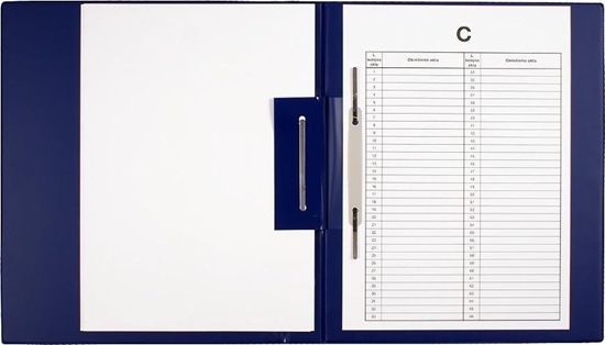 Picture of Biurfol Teczka do akt osob.(B+W) granat TD-01-05 BIURFOL