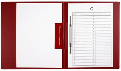 Attēls no Biurfol Teczka do akt osobowych (b+w) bordo