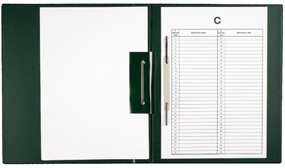 Attēls no Biurfol Teczka do akt osobowych (b+w) ciemnozielona