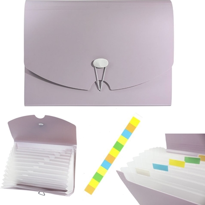 Изображение Biurfol Teczka harmonijkowa skadana organizer z gumk A4 13 przegródek BIURFOL