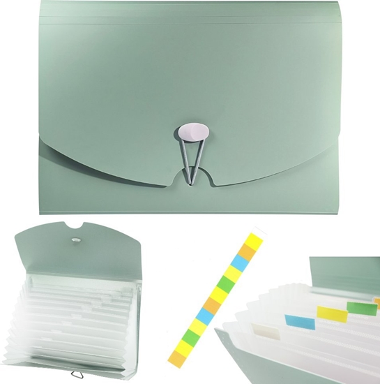 Изображение Biurfol Teczka harmonijkowa skadana organizer z gumk A4 13 przegródek BIURFOL