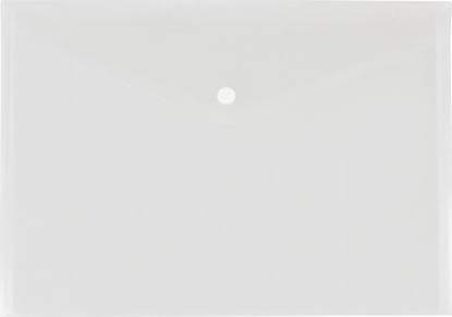 Изображение Biurfol Teczka koperta na zatrzask A5 PP biaa transparent