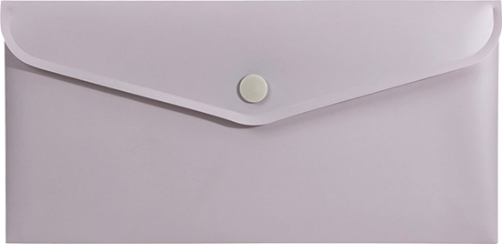 Изображение Biurfol Teczka koperta na zatrzask DL 21x11 PP róowa sotf touch BIURFOL