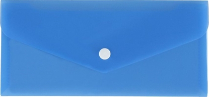 Изображение Biurfol Teczka koperta na zatrzask DL 21x9,9 PP niebieska