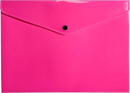 Изображение Biurfol Teczka kopertowa koperta na zatrzask A4 PP neon