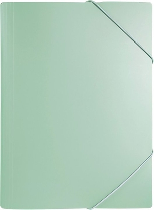 Attēls no Biurfol Teczka rysunkowa z gumk A4 plastikowa PP soft touch zielona BIURFOL
