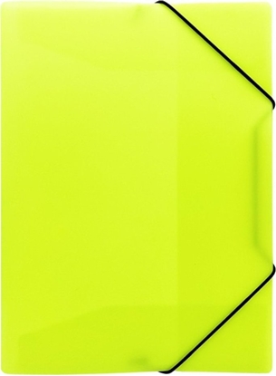 Attēls no Biurfol Teczka rysunkowa z gumk A4 z folii PP neon