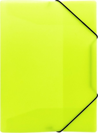 Picture of Biurfol Teczka rysunkowa z gumk A4 z folii PP neon