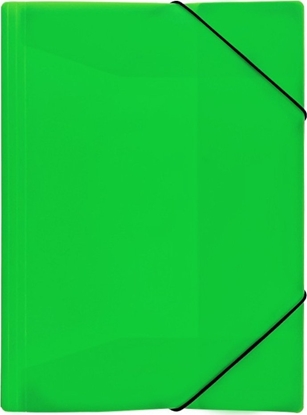 Attēls no Biurfol Teczka rysunkowa z gumk A4 z folii PP neon