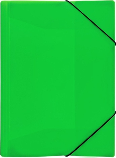 Picture of Biurfol Teczka rysunkowa z gumk A4 z folii PP neon