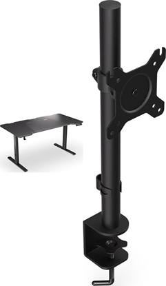 Изображение Biurko Endorfy Biurko Endorfy Atlas L Electric Czarne 150 cmx78 cm + Uchwyt na monitor Atlas Single