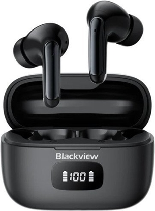 Picture of Blackview Suchawka bluetooth AirBuds 12 TWS BT 5.4 LCD  Czarny 400mAh