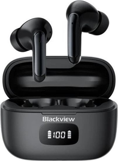 Picture of Blackview Suchawka bluetooth AirBuds 12 TWS BT 5.4 LCD  Czarny 400mAh