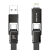 Picture of Blitzwolf BW-HDC7 4-in-1 USB+C+Lightning cable 240W 1.2m (black)