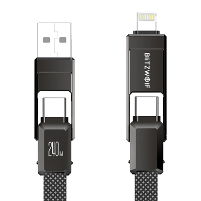 Picture of Blitzwolf BW-HDC7 4-in-1 USB+C+Lightning cable 240