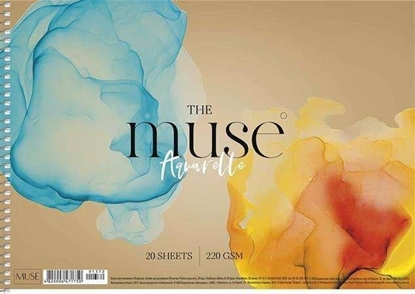 Attēls no Blok do akwareli ASTRA A4 20k. "The muse aquarelle"